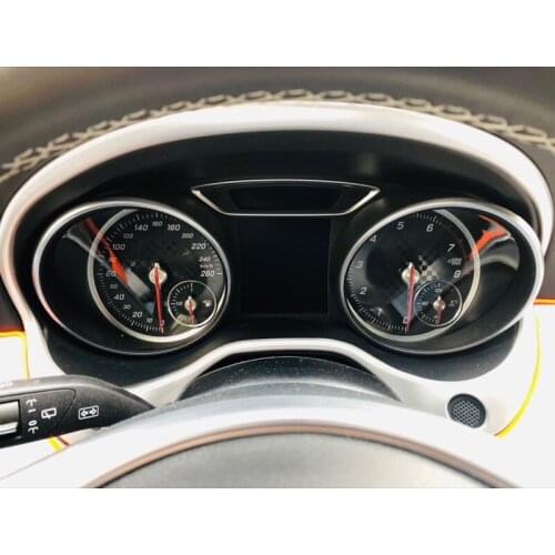 ABS Chrome For Mercedes Benz GLA 2016 2017 2018 Accessories Auto Dashboard Frame Panel Decoration CoverTrim Car Styling