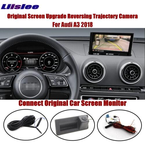 Car Rearview Camera For Audi A3 2018 2019 2020 Original Monitor Parking Reverse Camera Intelligent Dynamic System