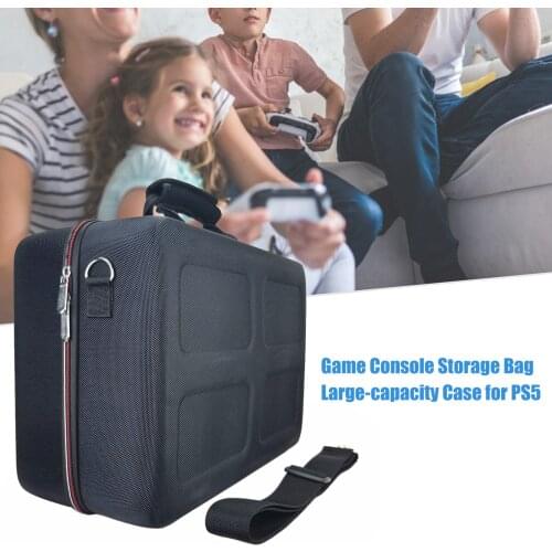 Carrying Case Waterproof Storage Bag Organizer For PS5 Console Large Capacity Handbag Package Games Accessories