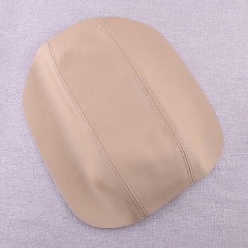 CITALL Beige Waterproof Microfiber Leather Console Center Armrest Box Lid Cover Fit for Volvo S80 1999-2002 2003 2004 2005 2006