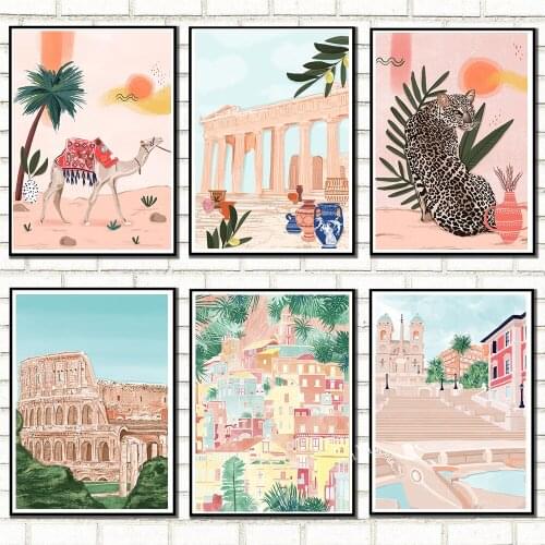 Diy Diamond Painting Animal Scenery Camel Tree Diamond Mosaic Suit Cross Stitch Full Diamond Embroidery Home Decoration