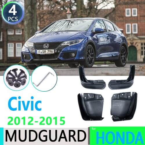For Honda Civic 9 FB 2012 2013 2014 2015 Car Fender Mudguard Mud Flaps Guard Splash Flap Car Accessories