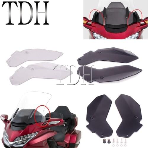 For Honda GL1800 Gold Wing Goldwing 2018 2019 2020 2021 Windscreen Parts Motorcycle Fairing Windshield Side Wing Air Deflector