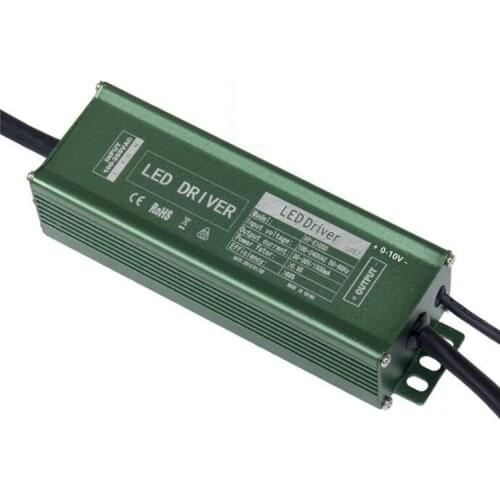50W 0-10V PWM LED Driver Resistance Dimming Waterproofing Constant Current Driven Switching Power Supply for Street Lights 10pcs