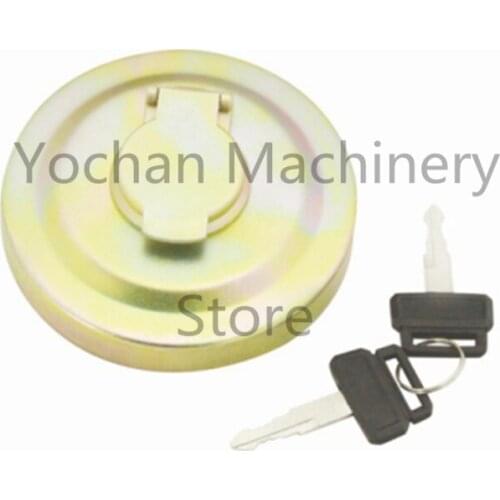 Fuel Locking Cap With 2 Keys For Daewoo Doosan Excavator DH215 225 220 280 300 188-00018 2188-9004