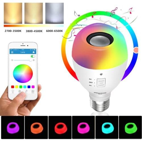 Smart Bluetooth Audio Lamp, Outdoor Emergency, Party Camping RGB Dimming APP Control, Built-in Lithium Battery