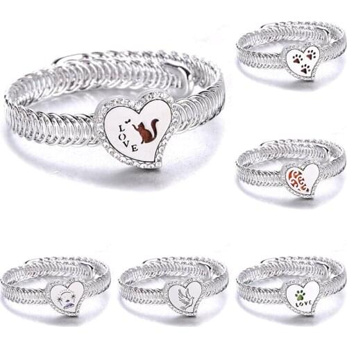 Hot Love Heart Aroma Diffuser Bracelet Jewelry perfume Essential Oil Diffuser Aromatherapy Locket Bracelet Fit Female