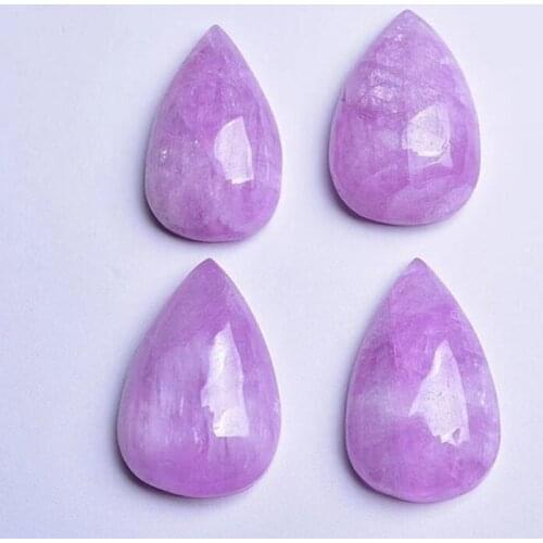 Natural Purple Spodum Crystal Drop shape Healing stoneCrystal Pendant For Decor
