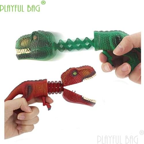 Novelty Decompression Child Manipulator Toy Clip Dinosaur Shark Tiger Telescopic Clip Funny Tricky Fun Gift Model Figure XD01