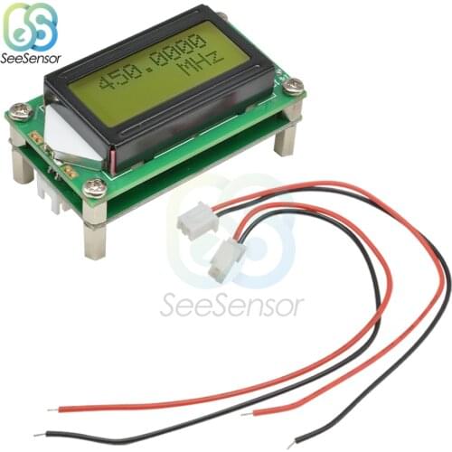 1MHz-1.2GHz RF Frequency Counter Tester PLJ-0802-E Digital LCD screen display Meter For Ham Radio DC 9-12V