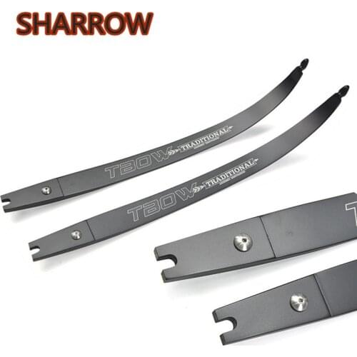 2pcs ILF Recurve Bow Limbs 30-55lbs Imported Gordon Take Down Recurve Bow Limb For Outdoor Shooting Training Archery Accessories