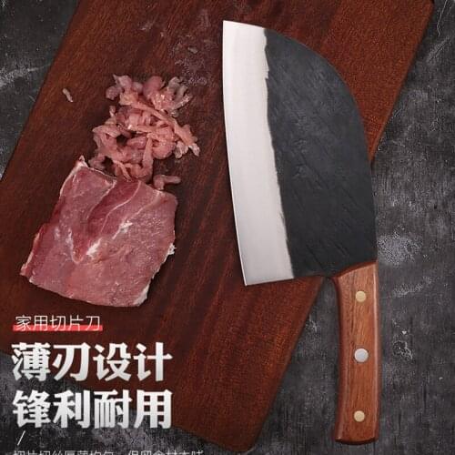 Hand Forged Duck Knife High Carbon Steel Roast Duck Knife Butcher Chef Knife Sharp Slicing Knife Kitchen Kitchen Knife
