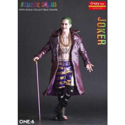 Crazy Toys Joker Action Figure Real Clothes Movable Model Toys