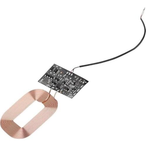 Taidacent DIY 5V 1A Mini Wireless Charger Circuit Board Qi Standard Coil Fast Charging Adapter Module Qi Wireless Receiver Pcb