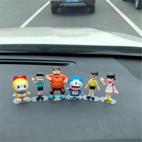 Doraemon Car Decoration Doraemon Family Portrait Doraemon Nobita Shizuka Hand-made Model Doll