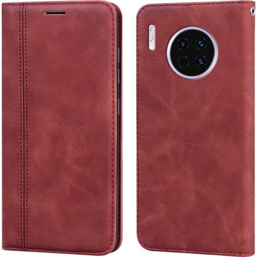 Vintage Magnetic Phone Cover For Huawei Mate 30 Pro Case Leather Flip Case on Hauwei Mate 20 Lite Mate 30 pro 30pro Coque Fundas