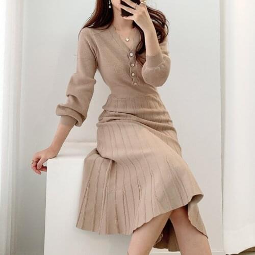 Yosiah Fashionable Knitted Dresses
