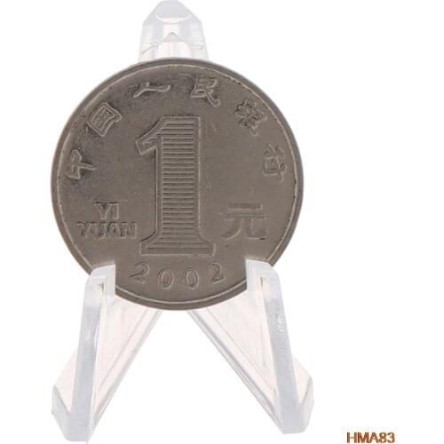 1 piece of acrylic collectible coin easel medal badge holder card display stand jewelry holder collectible coin HotSale