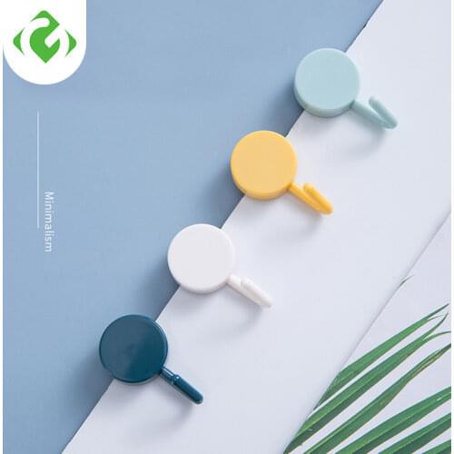 10pcs Towel Hooks Towel Holder Racks Robe Hanging Hooks Wall Storage Hooks for Kitchen Bathroom Adhesive Wall Hanger GUANYAO