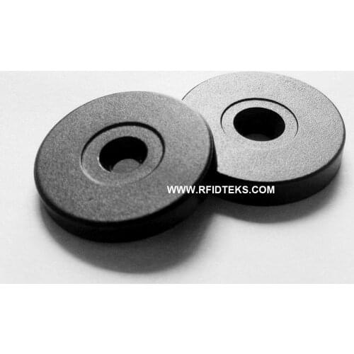 25MM ABS RFID Token Tag, RFID Disc Tag 134.2KHZ 512bit R/W EM ISO11754/11785 FDX-B EM4305