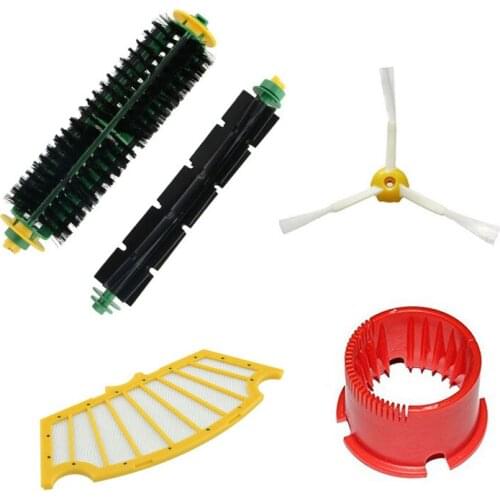 5pcs/lot Brush set + Clean Tool +Filter for iRobot Roomba 500 Series 540 550 560 580 etc replacement Vacuum Cleaner Accessories