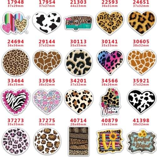 DIY Decoration Crafts Accessories 30pcs Per Leopard Cartoon Character Planar Resin PR17948
