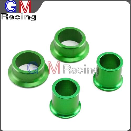 CNC Aluminum Front Rear Wheel Hub Spacers For KAWASAKI KX125 KX250 KX250F KX450F KXF250 KXF450 KX 250F 450F Motorcycle Dirt Bike