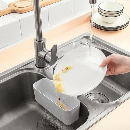 Sink Strainers Basket Punch-free Multifunction Sponge Holder Kitchen Drain Strainer for Home