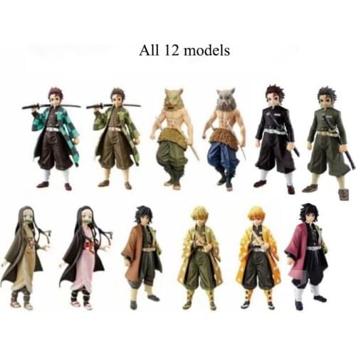 Toys Model-Toy Slayer-Figure Kimetsu No Yaiba Model Blade Of Demon Destruction Tanjiro Figure Creative Action & Toy Figures