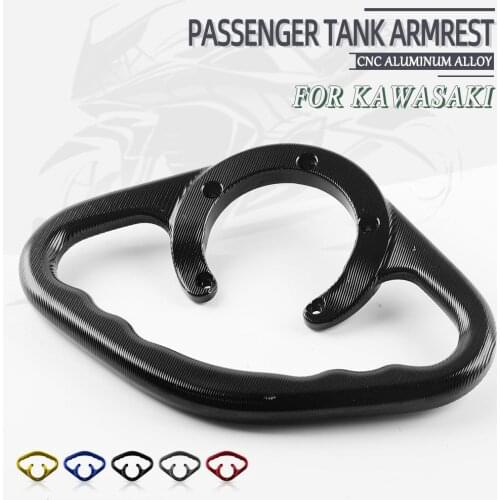 JDSOON Motorcycle Passenger Handgrips Hand Grip Tank Grab Bar Handle Armrest For Kawasaki Z1000 03-12 ZX10R ZX6R ZX 10R 6R 6RR