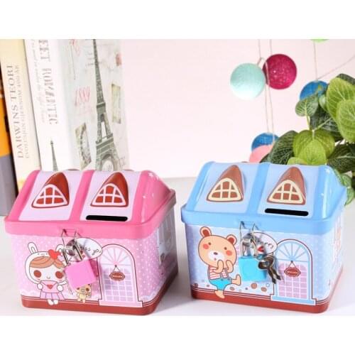 1PC Cute Boy Girls Money Box Piggy Bank Kids Birthday Christmas Gift Cartoon Steal Coin Piggy Bank Party Supplies