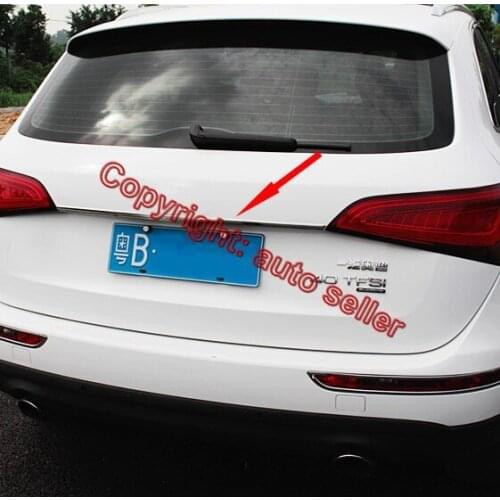 For Audi Q5 2009-2015 stainless steel Trunk Lid Cover Trim