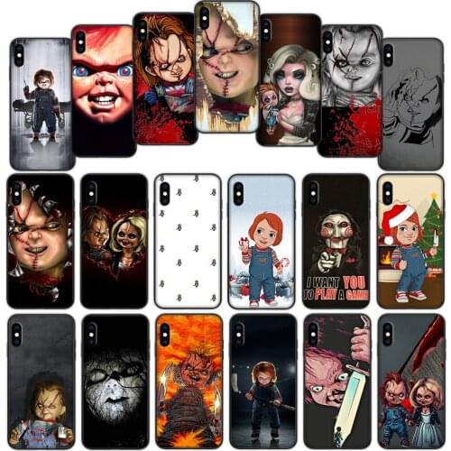 Charles Lee Ray Chucky Soft Cover Case for iPhone 7 8 6 6S 5 5S SE Plus