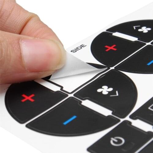 For Chevy Buick SUV Vehicle Car Styling AC Button Repair Car Sticker Kit Car Accessories Automotive Interior Car Exterior