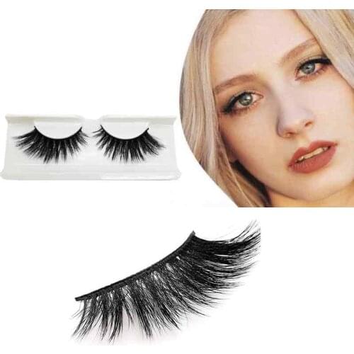 Makeup False Eyelashes Natural Crisscross Thick Soft Eyelashes 100% Handmade Cotton Stems Fake Eyelashes Fashion Stage Lashes