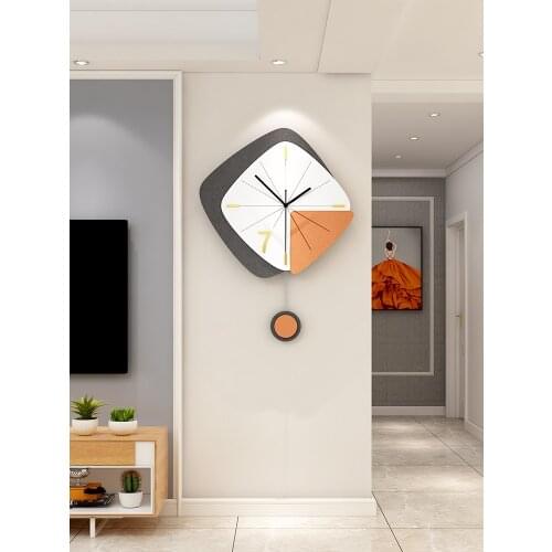 Nordic Wall Clock Modern Design Living Room Home Decor Household Fashion Simple Creative Hanging Clocks 3d Wall Watch Needle