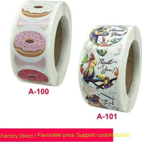 Package thank you for baking seal sticker envelope decoration sticker label sticker