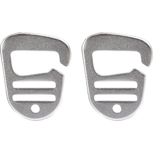 1 Pair of G Hook Belt Buckles Belt Buckle Belt Slider Quick Release Buckle