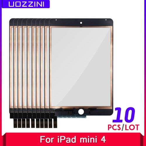 10 Pcs/Lots Touch Screen For iPad Mini 4 Mini4 A1538 A1550 Touch Screen Digitizer Outer Glass Replacement Parts Tested