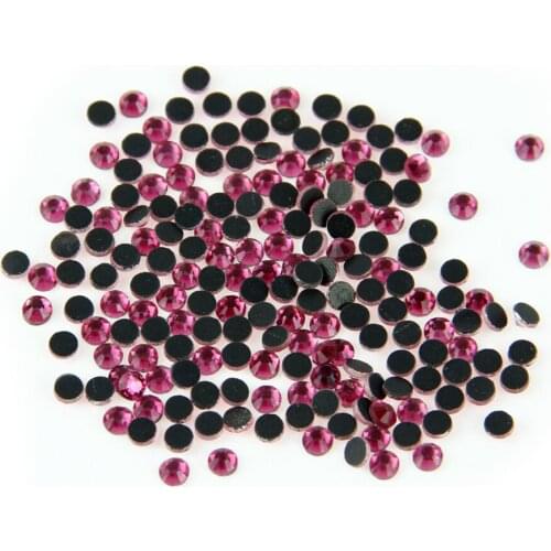 Good Quality 500 Gross Rose ss10 2.7-2.9mm Crystal DMC Flatback Hot Fix Rhinestone Glass Strass Hotfix Rhinestones