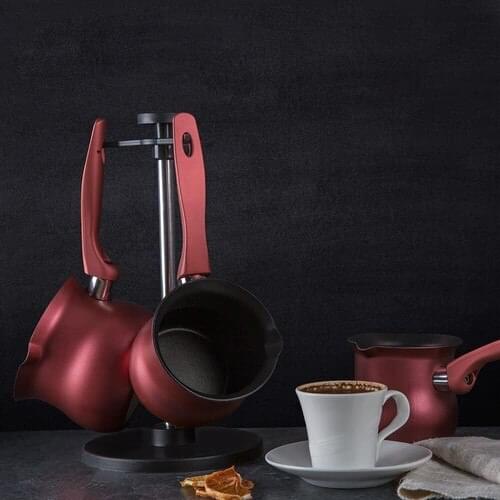 Titanium 3 Pcs Coffee / Milk Pot Set (Hanger Gift) esspreso Mocha Latte Coffee Maker Drink Tool Drinkware Home Kitchen Baby Kids