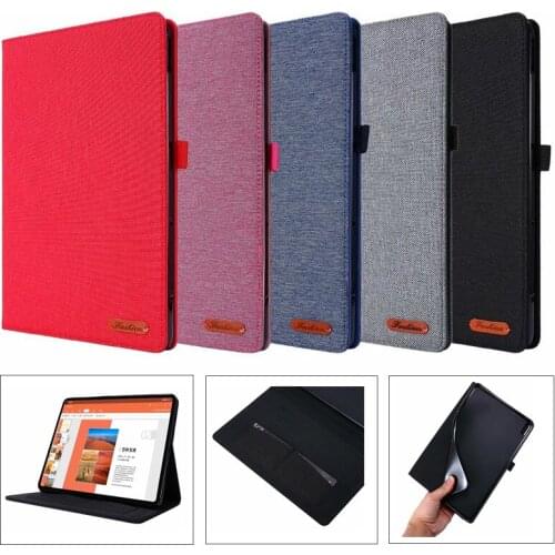 Cloth pattern Case for huawei MediaPad M6 M5 Matepad pro 10.8 T8 8.0 V6 10.4 T10 T10S Smart Cover Case