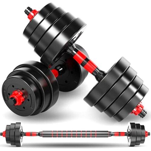Gym Professional Fitness Business Sports To Send Thickened Foam Decompression Connector Nut Dumbbell Bar Dumbbell Pair