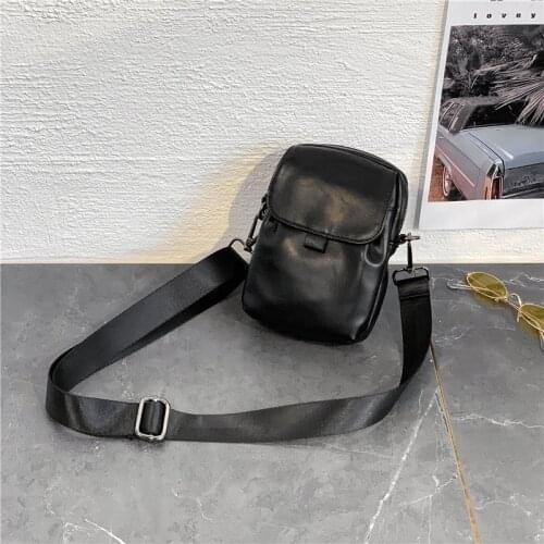 Xiao.p Vintage Casual Messenger Bags High Quality Pu Leather Single Shoulder Bag Fashion Business Crossbody Bag Travel Handbag