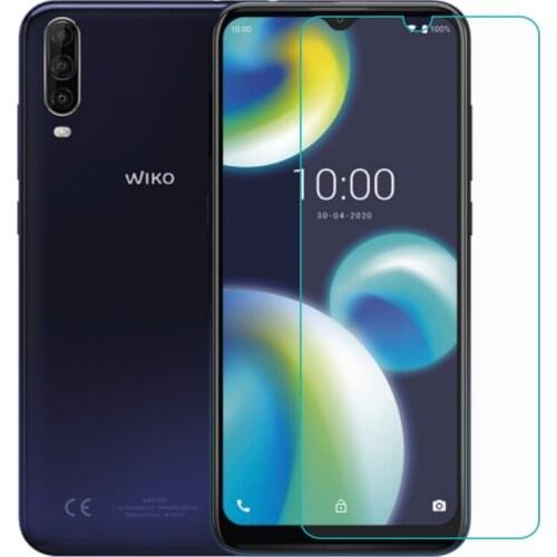 Tempered Glass On The For Wiko View4 Lite 6.52" View 4 4lite Protective Film 9H Explosion-Proof Screen Protector Phone Cover HD