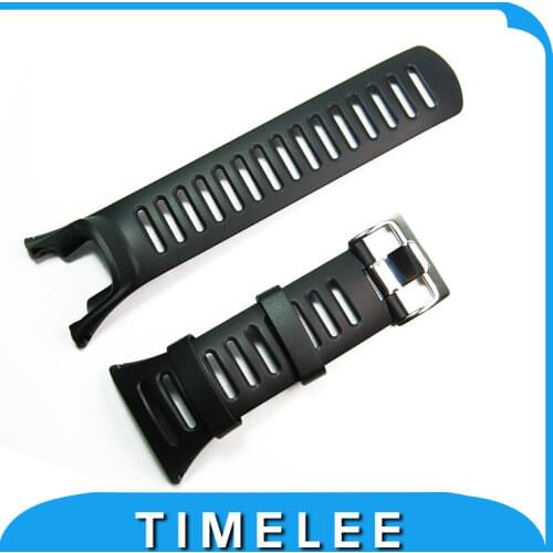 Replacement FOR SUUNTO Ambit 2R 2Sport 3run 3Sport Watch Waterproof PU Strap Watchband + 4piecescrew