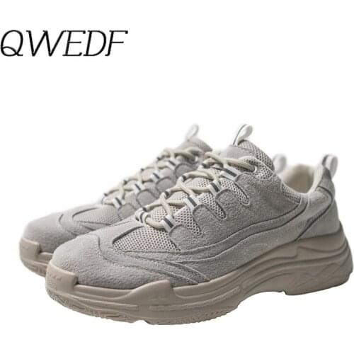 2019 Casual Shoes Mens Sports Breathable Wear Mesh Noodle Shoes Non-slip Comfortable Mens Shoes Summer Platform Shoes W1-45