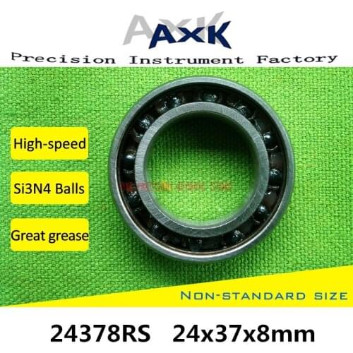 2019 New 24378 Hybrid Ceramic Bearing 24x37x8mm Abec-1 (1 Pc) Bicycle Hub 24378rs Si3n4 Ball Bearings 24378-2rs Mr24378 H8 2rs