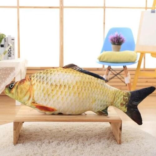 3D fish Kids Pillow Doll Toys Sleep Bed Car Seat Cushion Bedroom Home Decorative Animal Pillows Gifts