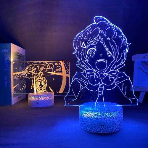 Manga Anime Figure Wonder Egg Priority Led Night Light Neon Sign 3D Lamp Kids Bedroom Valentines Day Gift For Boyfriend For home